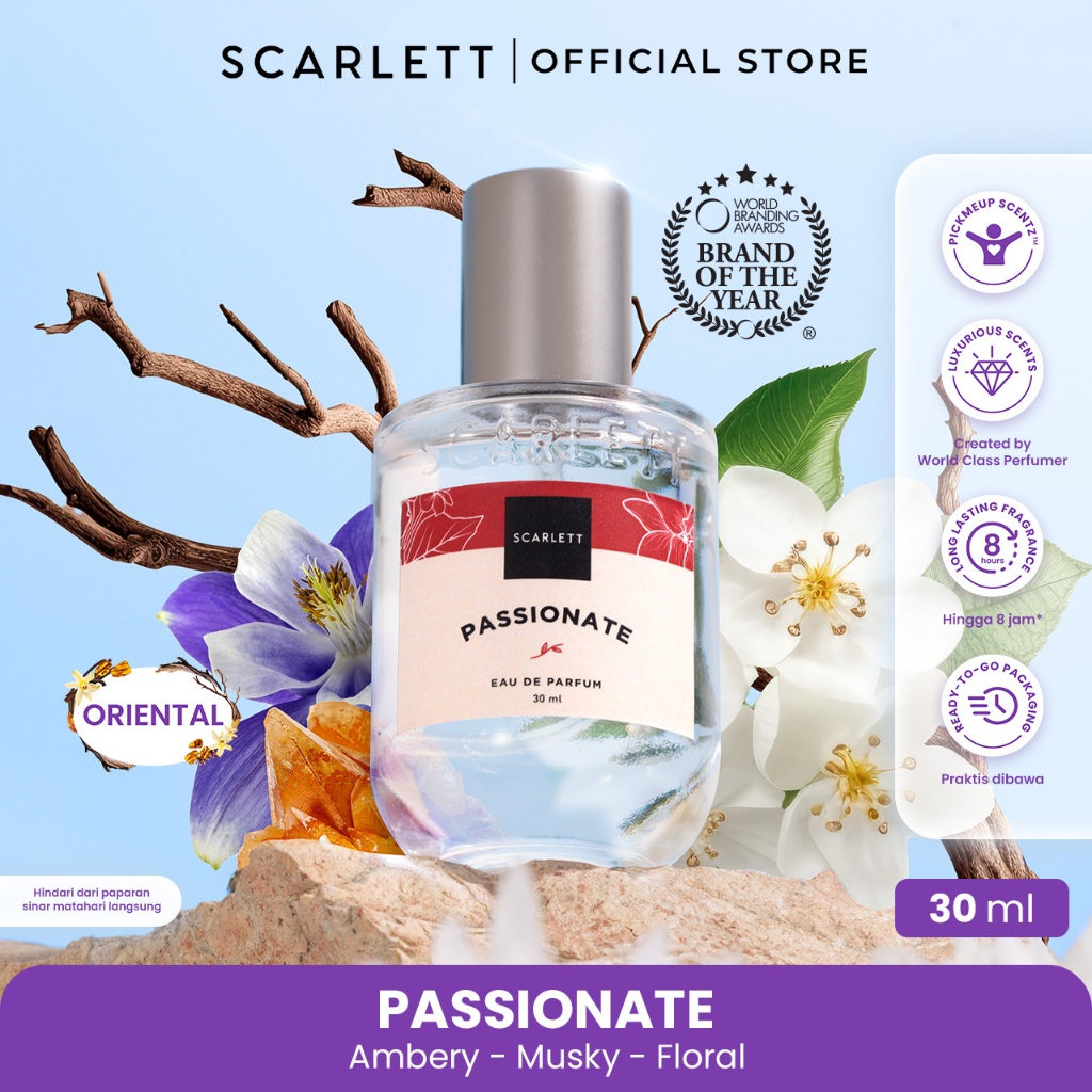 Scarlett Whitening Eau De Parfum Passionate