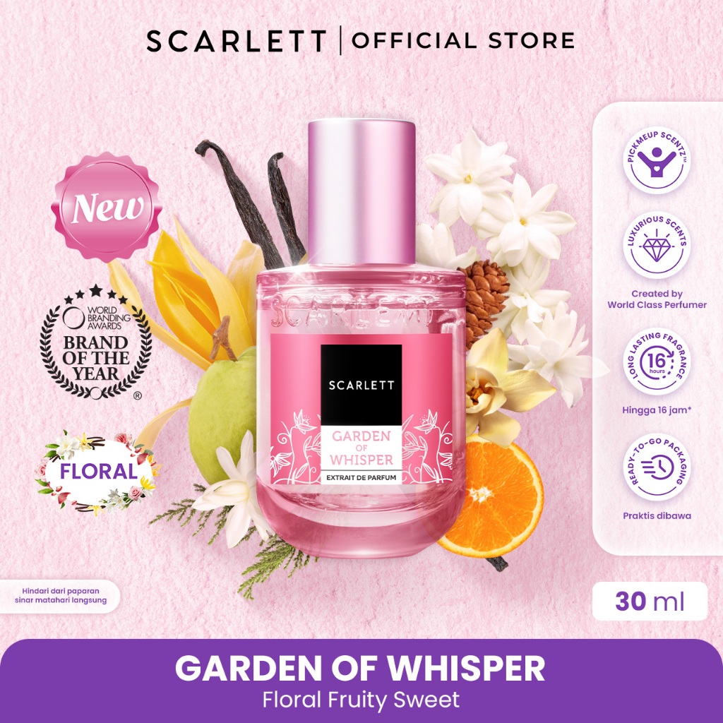 Scarlett Whitening Extrait De Parfum Garden Of Whisper 30ml